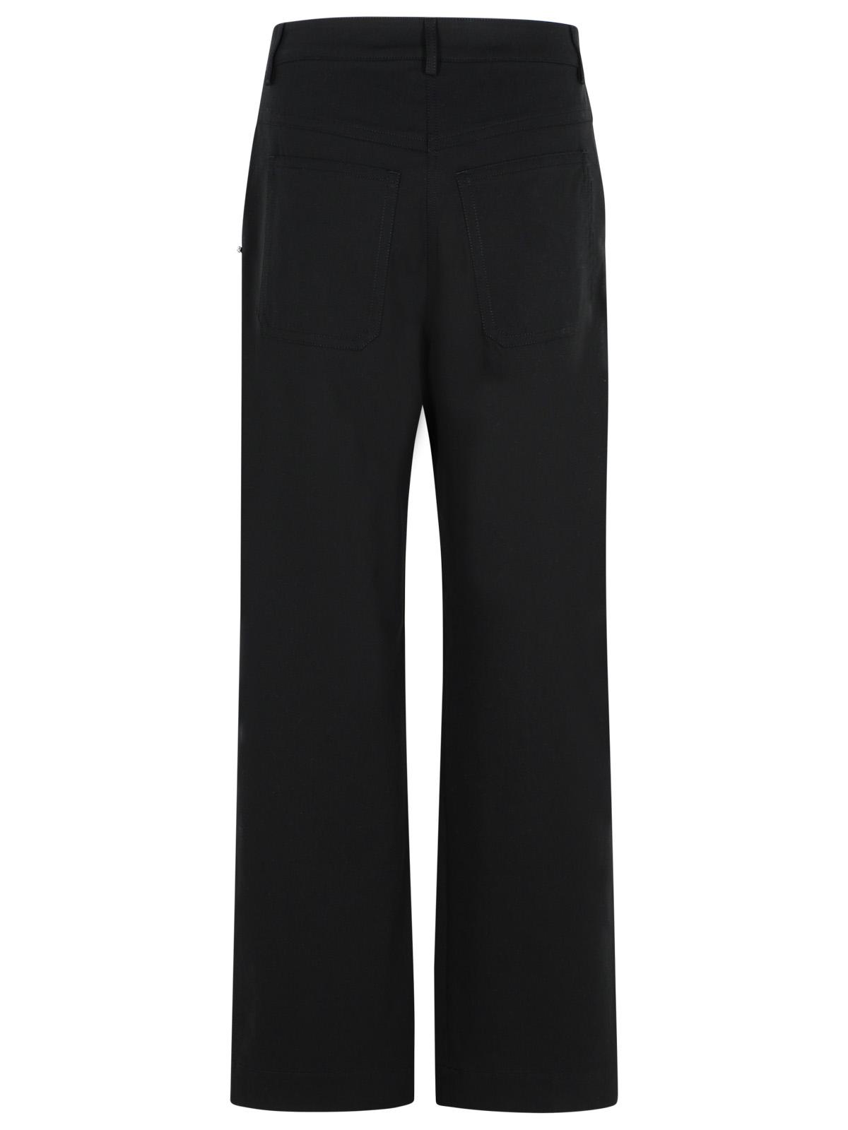 Sportmax Era' Black Cotton Pants Women SPORTMAX