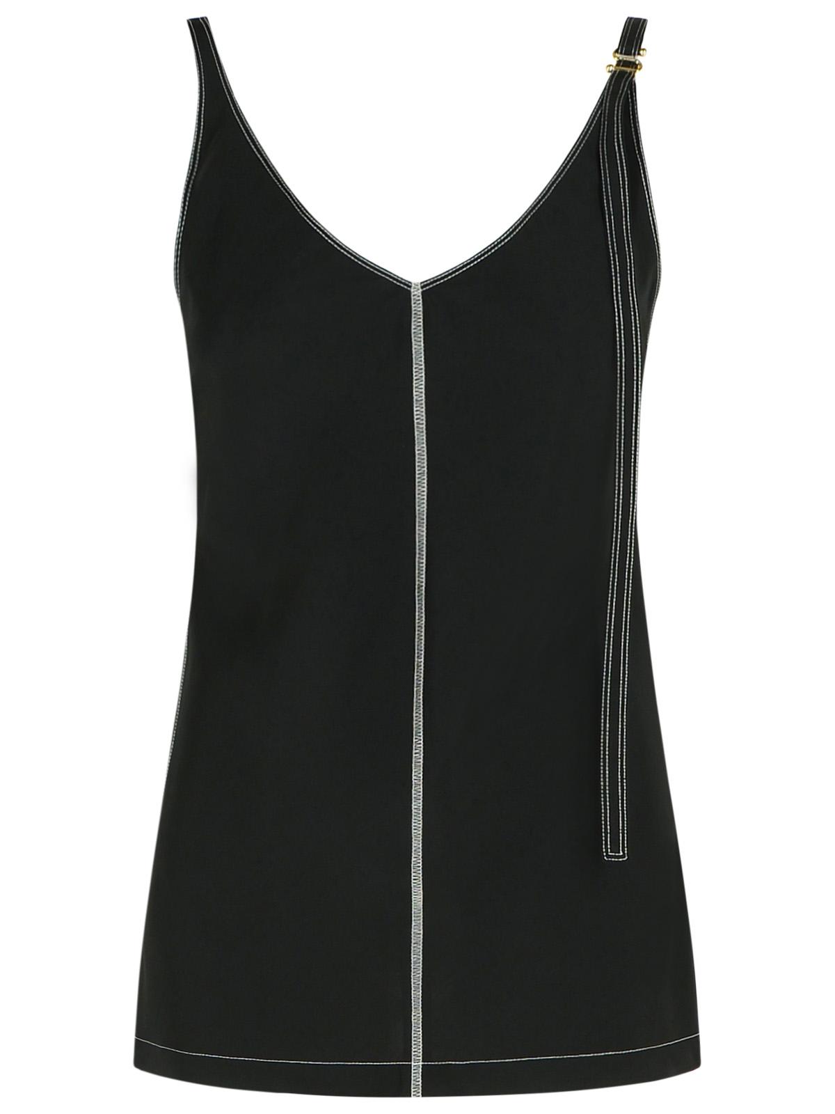 Sportmax 'Waser' Black Viscossa Tank Top Women SPORTMAX