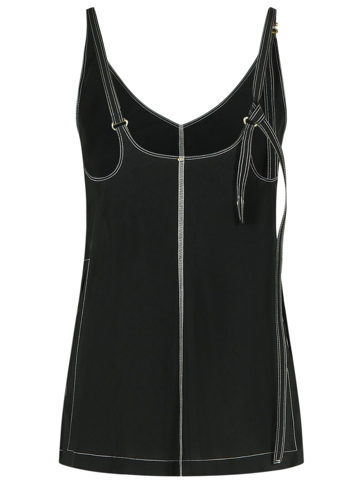 Sportmax 'Waser' Black Viscossa Tank Top Women SPORTMAX