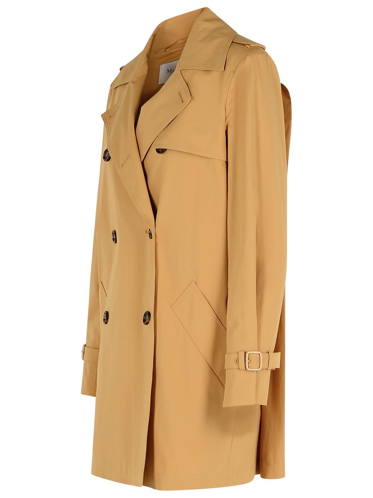 Max Mara 'Landa' Black Cotton Trench Coat Women MAX MARA