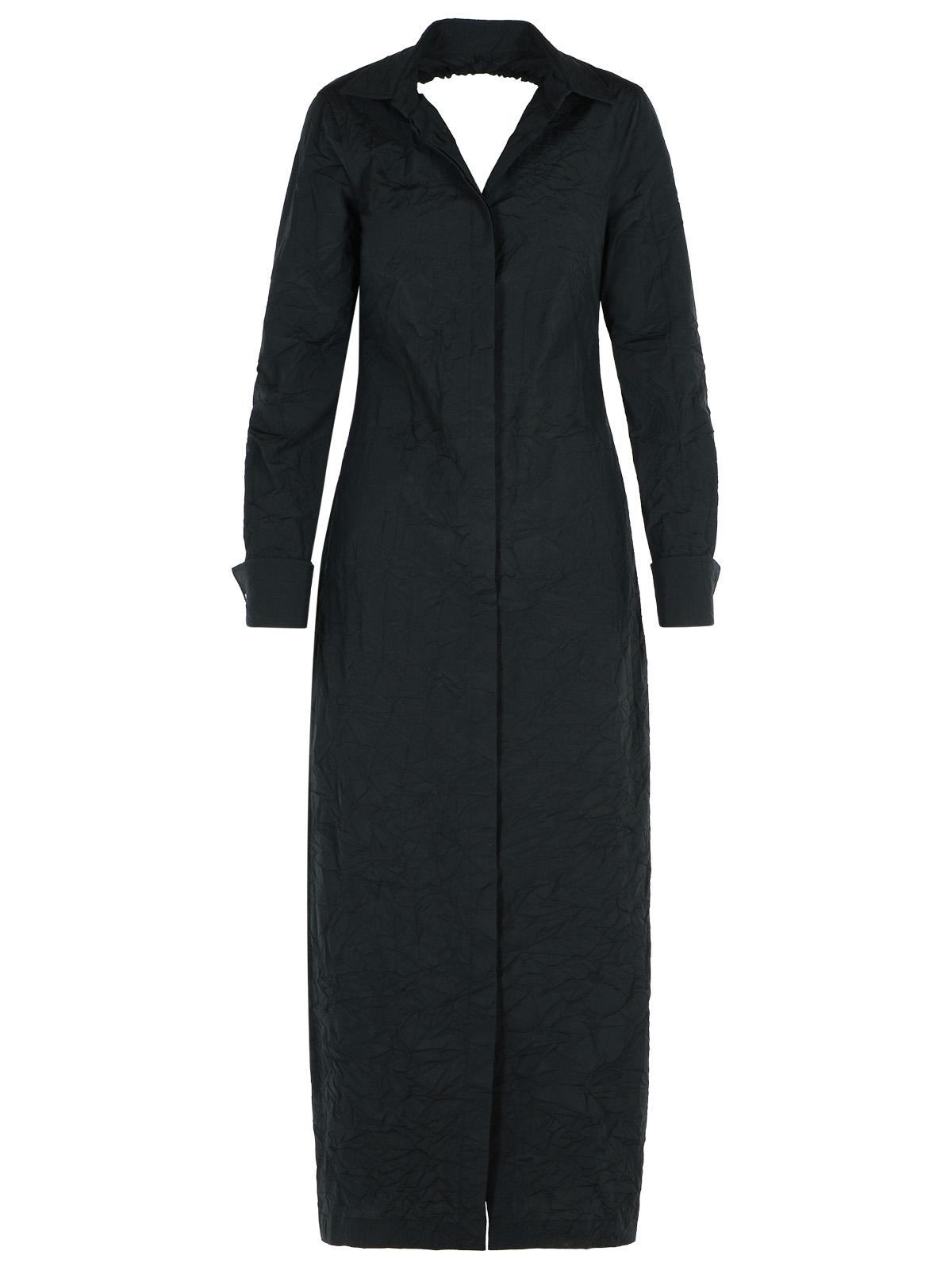 Max Mara 'Rovigo' Black Cotton Blend Dress Women MAX MARA