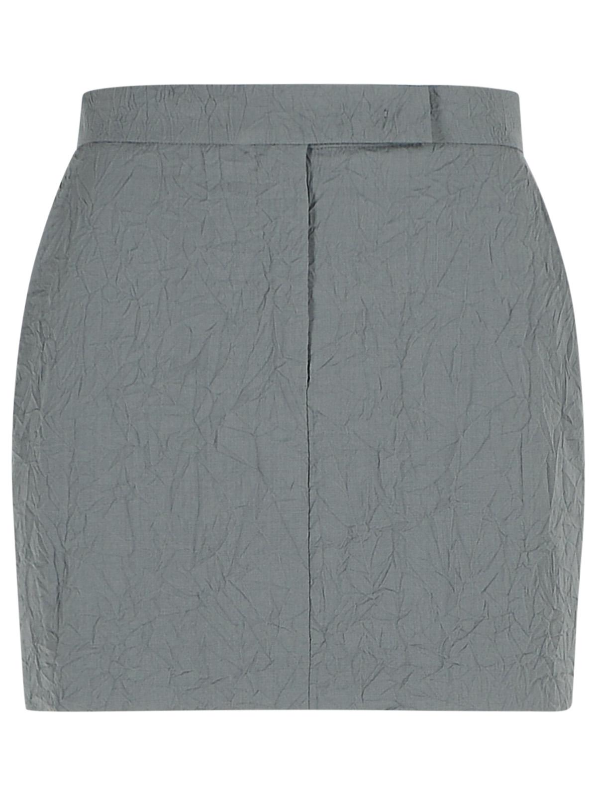 Max Mara 'Abate' Grey Virgin Wool Skirt Women MAX MARA