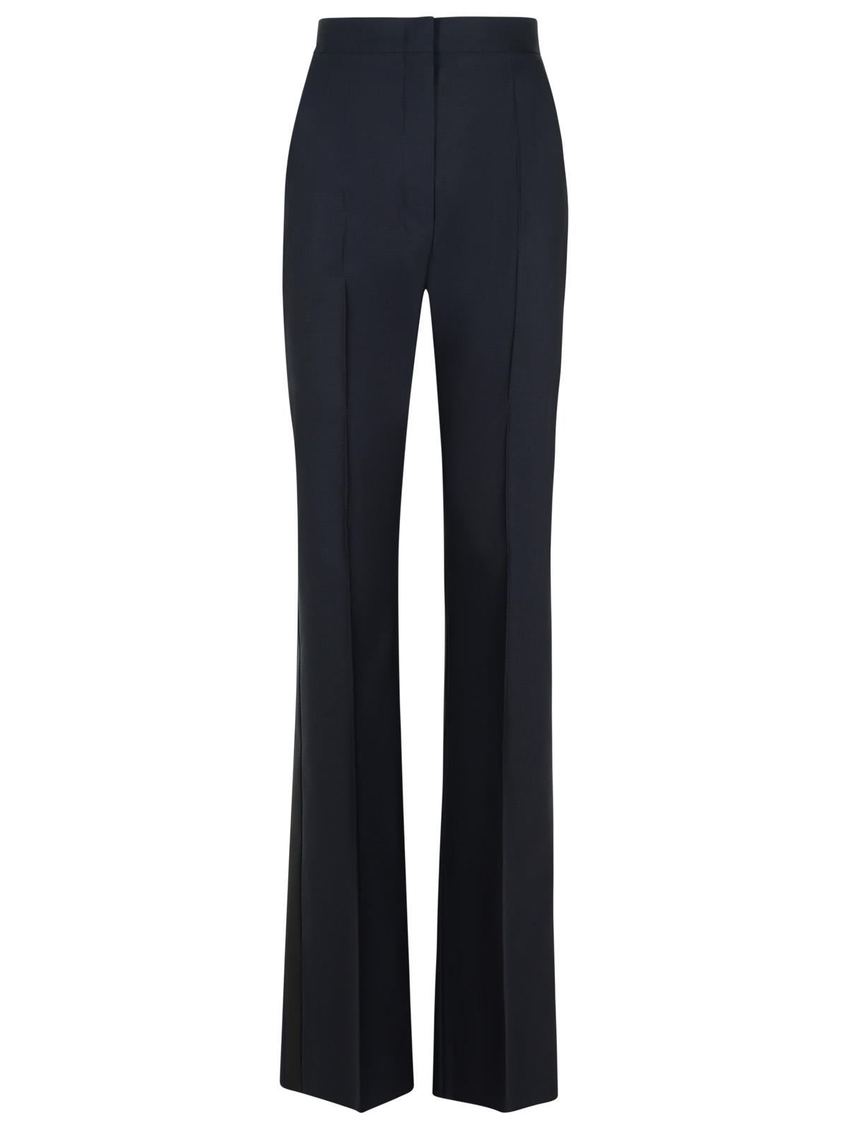 Max Mara 'Delfino' Black Virgin Wool Blend Pants Women MAX MARA