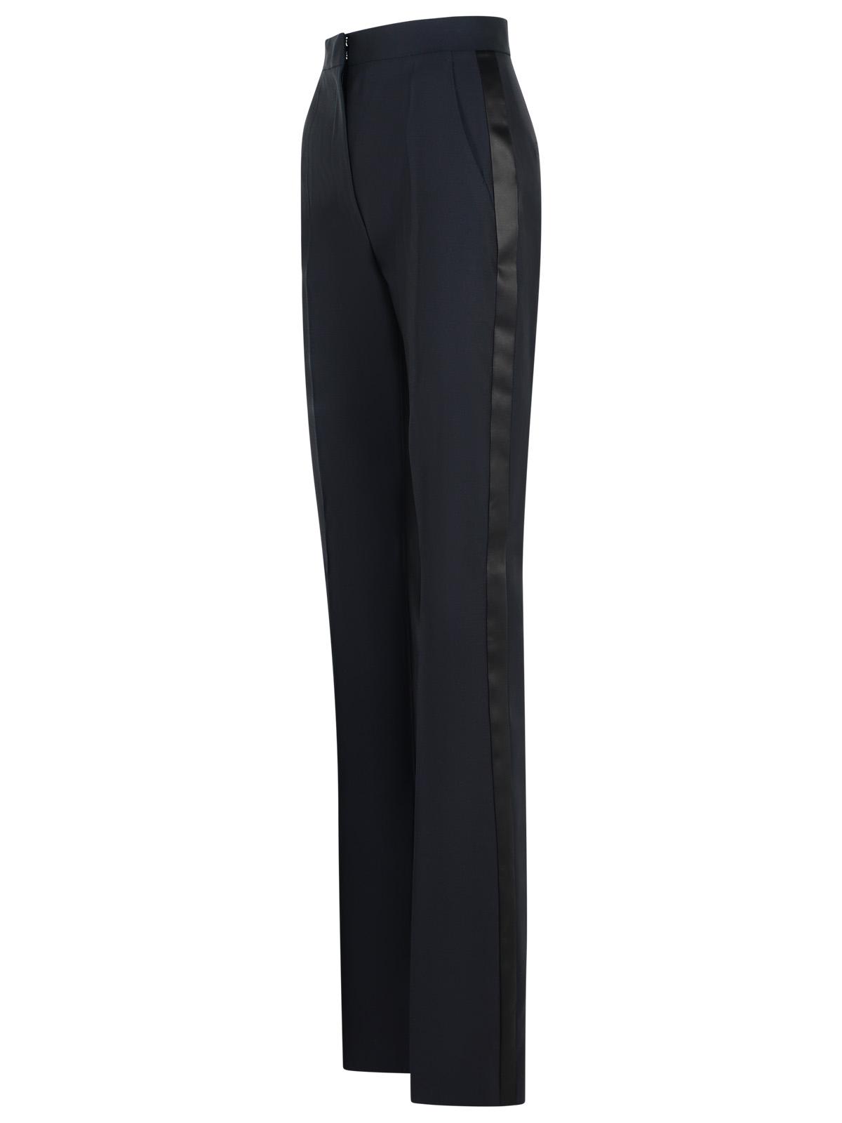 Max Mara 'Delfino' Black Virgin Wool Blend Pants Women MAX MARA
