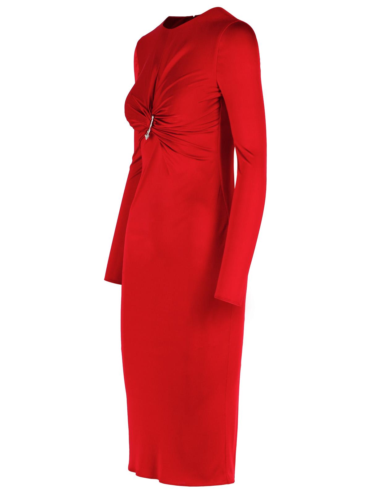 Versace 'Medusa' Red Viscose Dress Women VERSACE