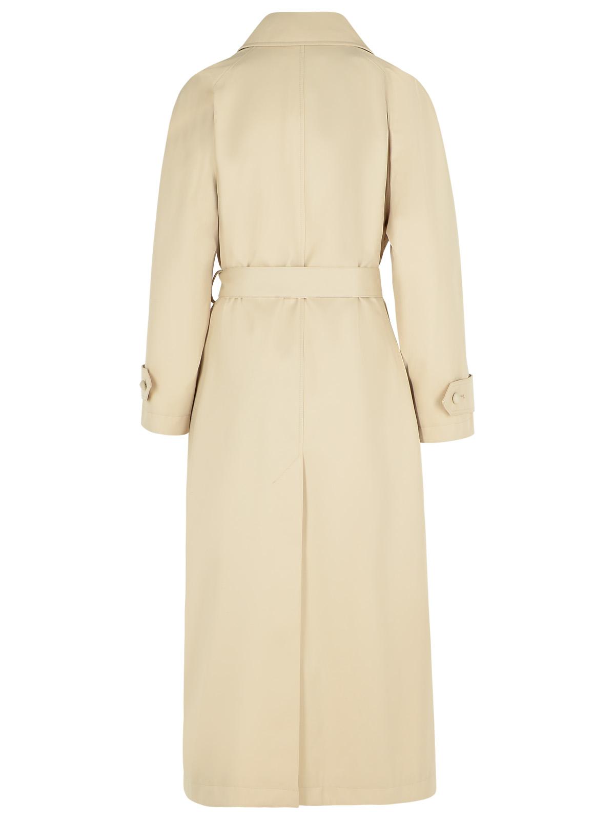 Dolce & Gabbana 'Over' Beige Polyester Blend Trench Coat Women DOLCE & GABBANA