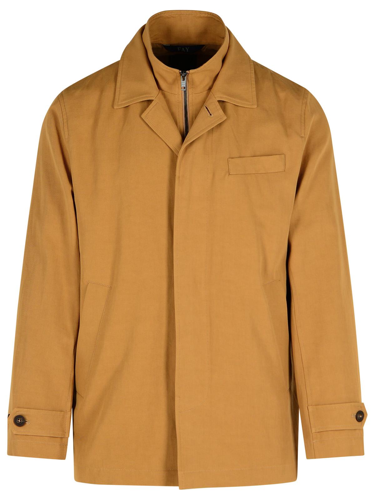 Fay 'Morning' Beige Cotton Blend Jacket Men FAY