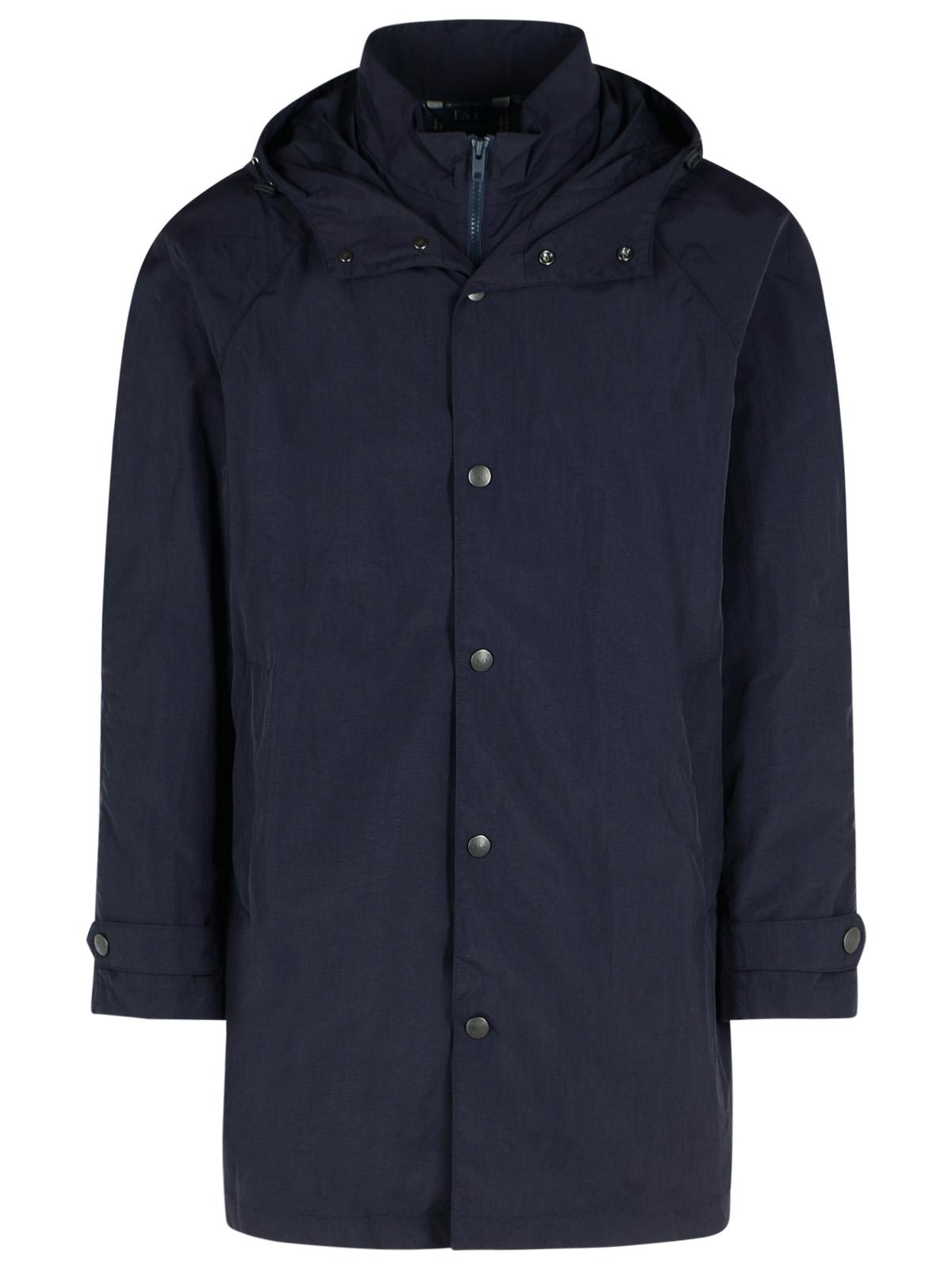 Fay 'Morning' Navy Polyester Parka Men FAY