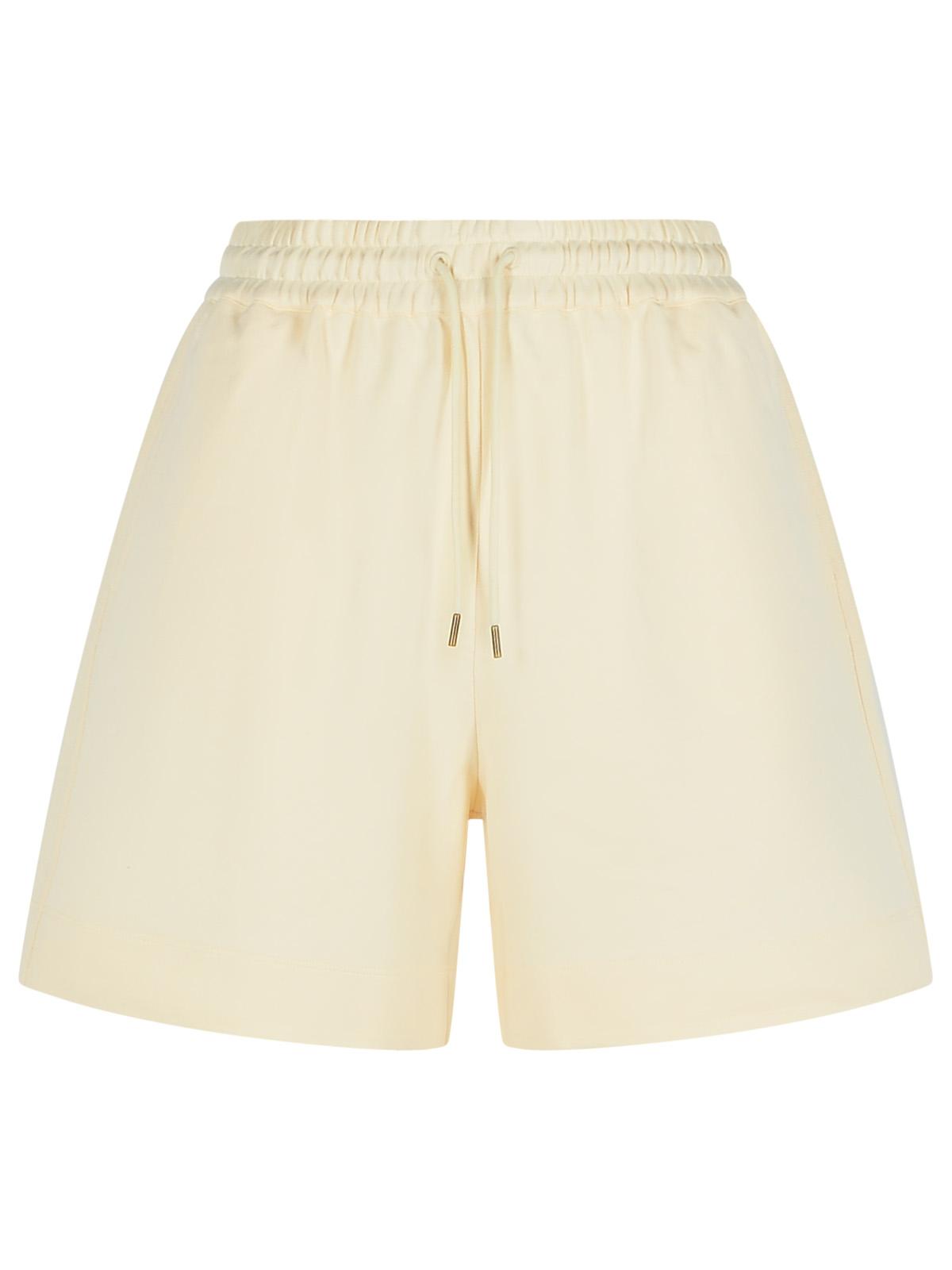 Moncler Cream Cotton Shorts Women MONCLER