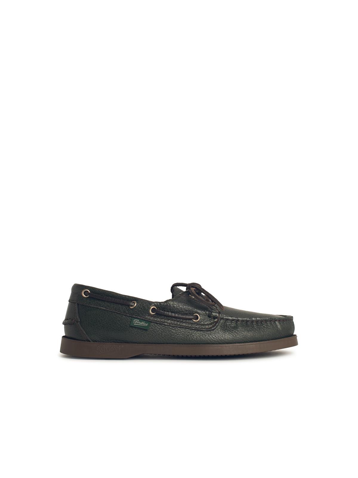 Paraboot Scarpa 'Barth' In Green Leather Men PARABOOT