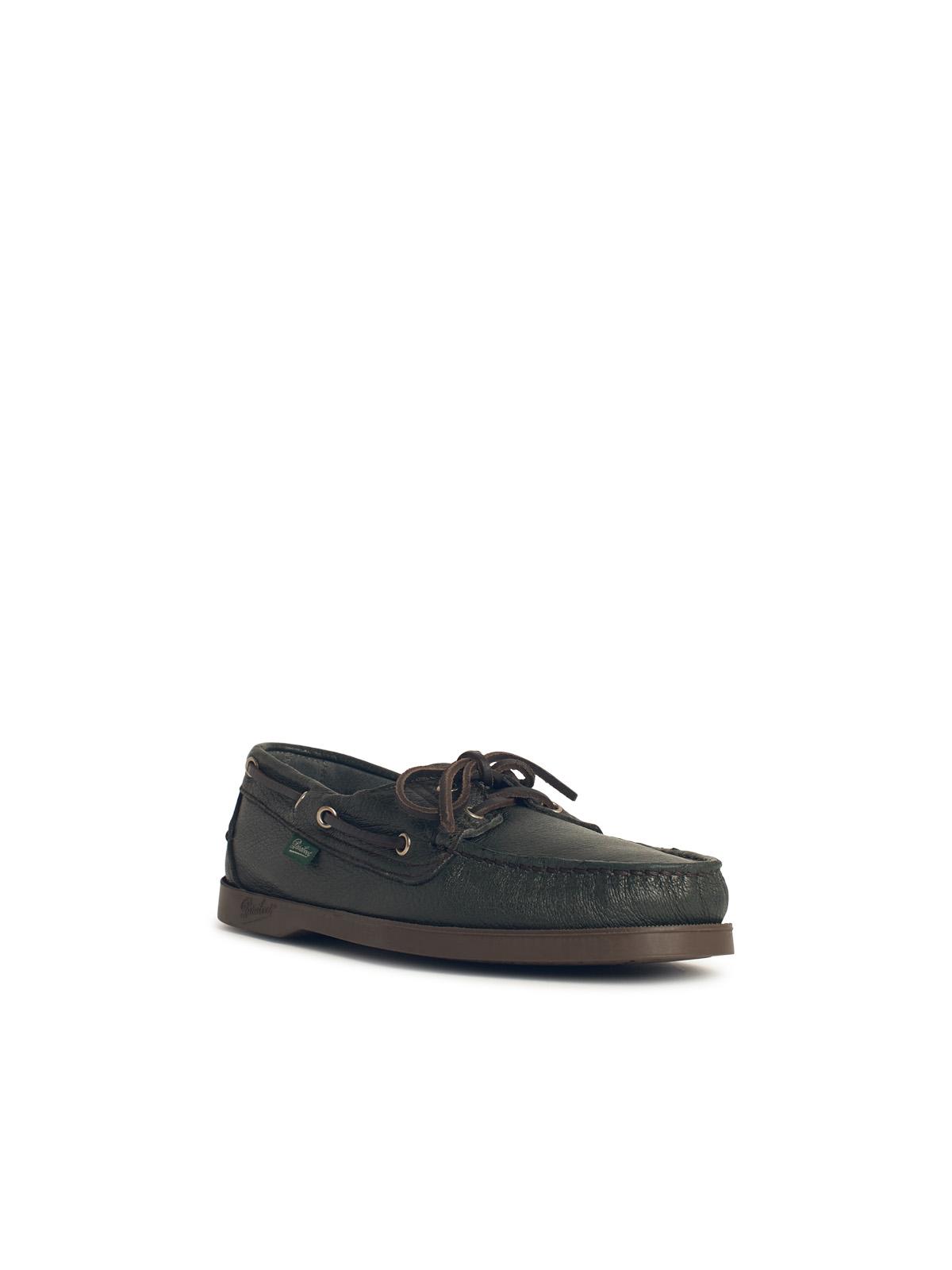 Paraboot Scarpa 'Barth' In Green Leather Men PARABOOT