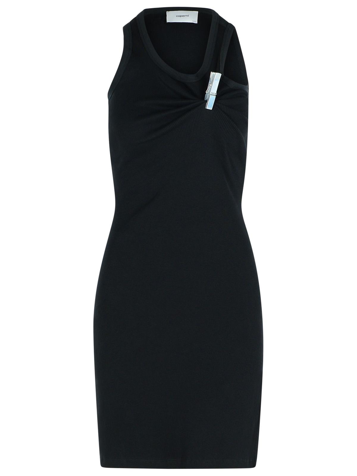 Coperni 'Clip' Black Cotton Dress Women COPERNI
