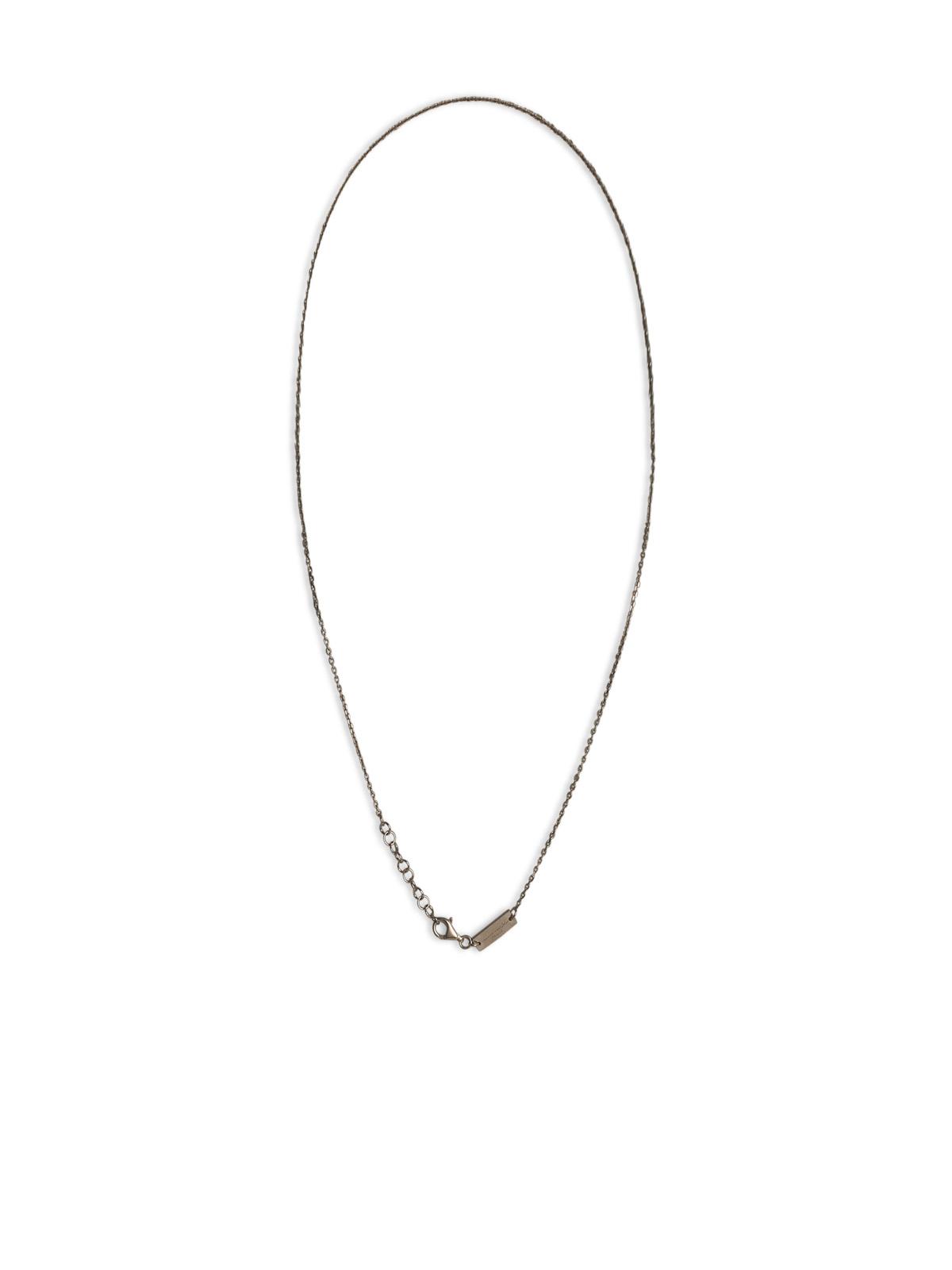 Maison Margiela Silver Brass Necklace Women MAISON MARGIELA