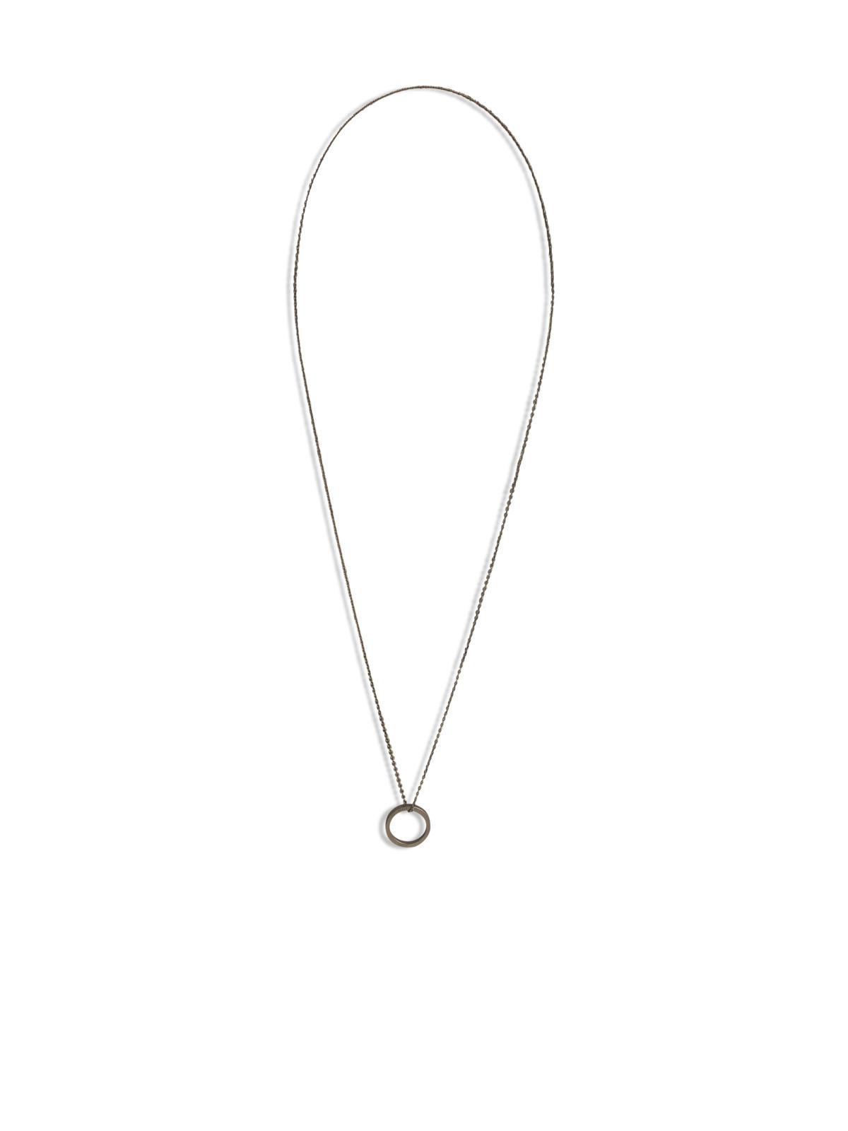 Maison Margiela Silver Brass Necklace Women MAISON MARGIELA