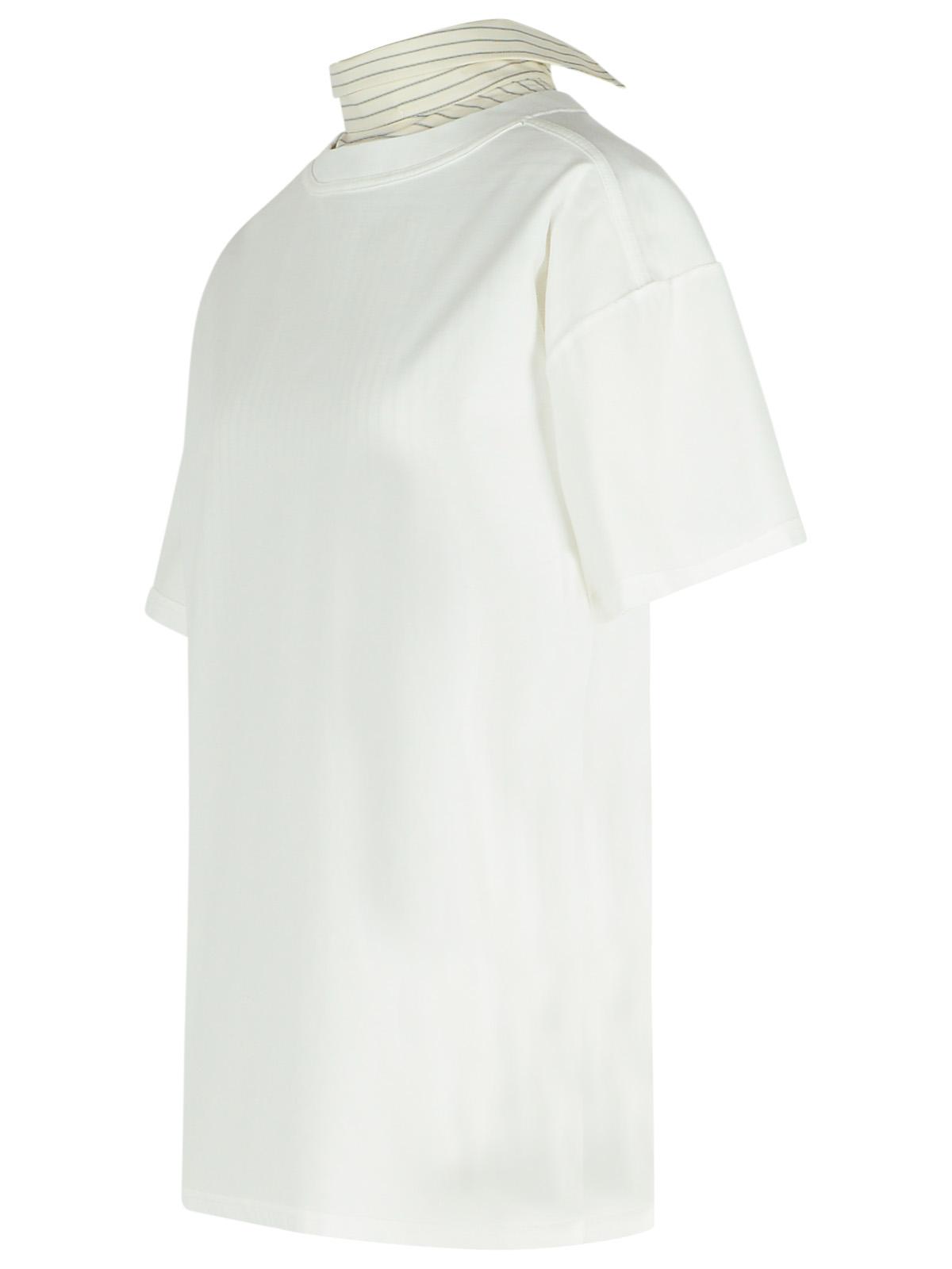 Maison Margiela Inverted White Cotton Shirt Women MAISON MARGIELA
