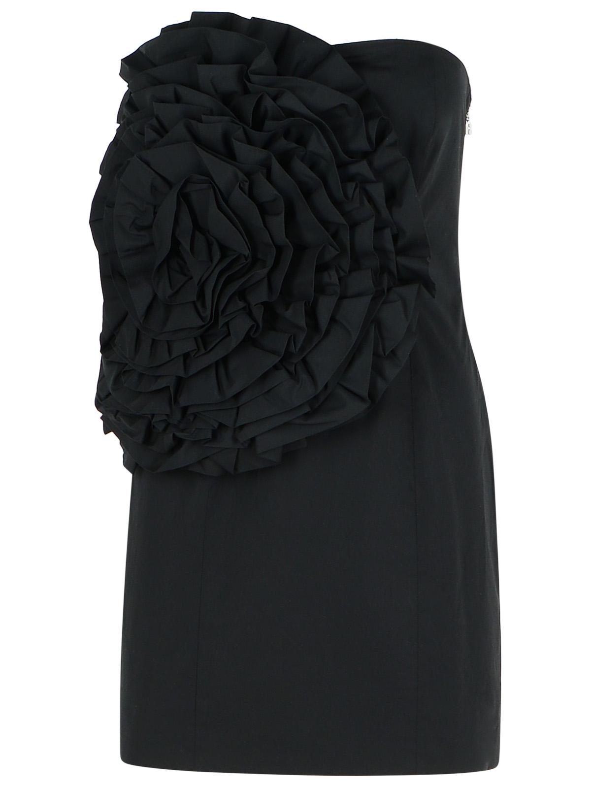 Rotate 'Flower' Black Cotton Dress Women ROTATE