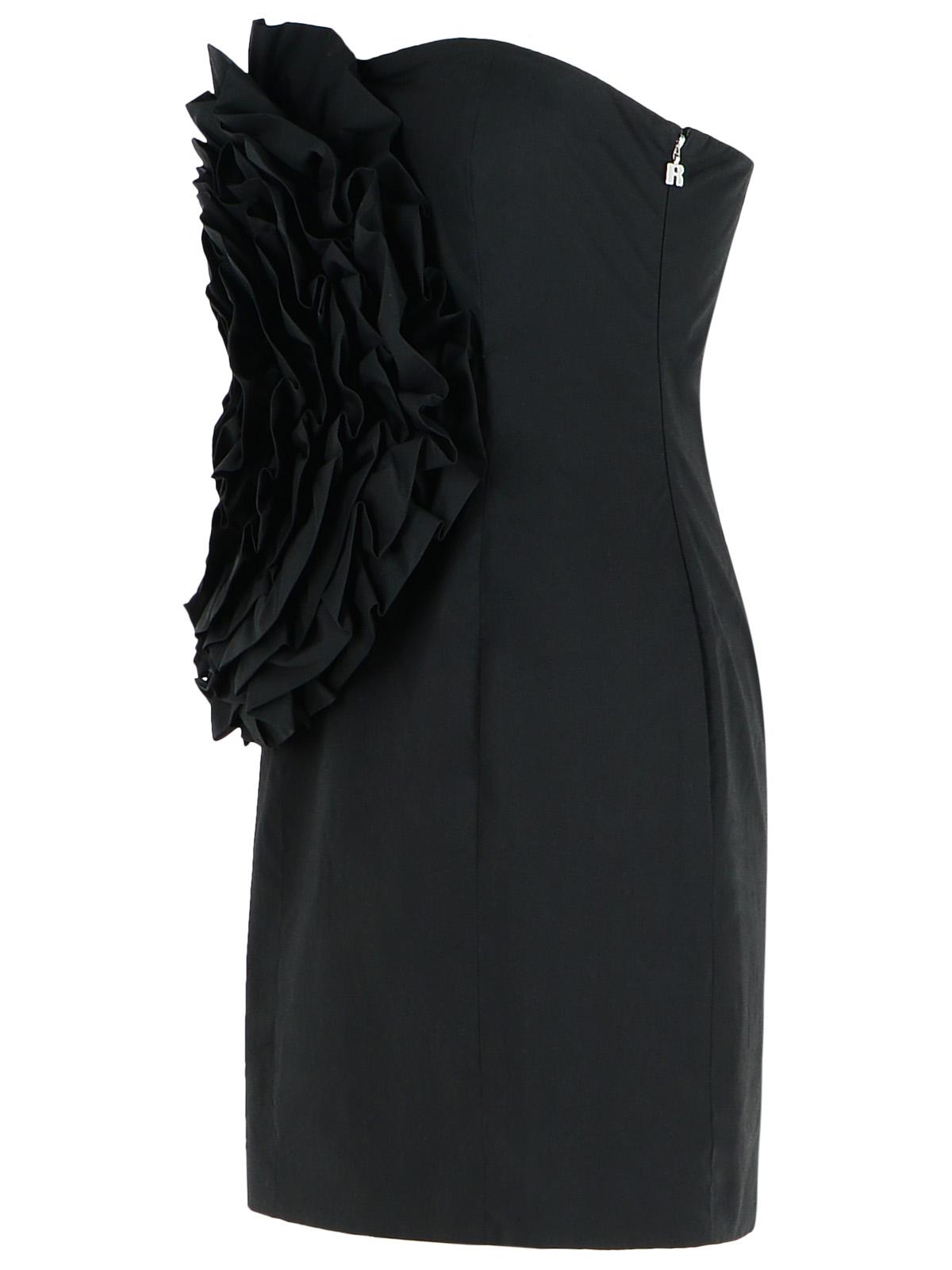 Rotate 'Flower' Black Cotton Dress Women ROTATE