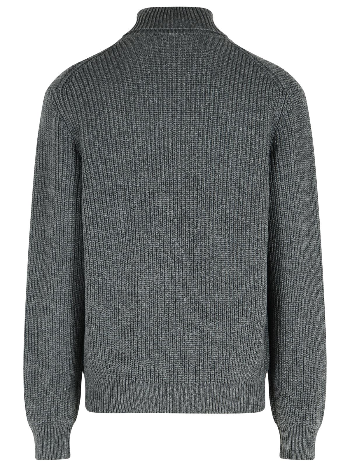 Dolce & Gabbana I Grey Virgin Wool Sweater Men DOLCE & GABBANA