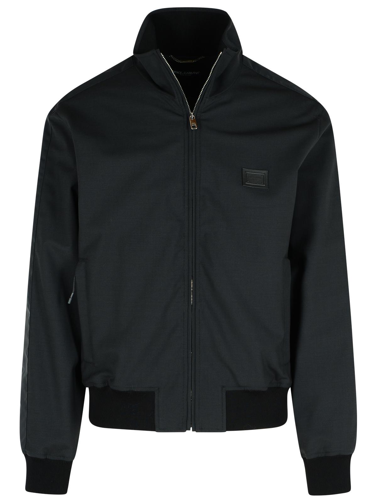 Dolce & Gabbana Black Wool Blend Jacket Men DOLCE & GABBANA