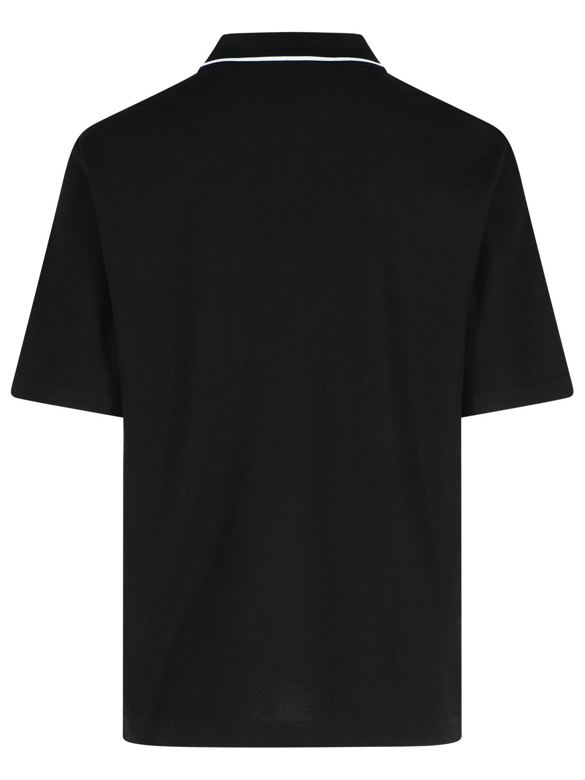 Dolce & Gabbana Black Cotton Polo Shirt Men DOLCE & GABBANA