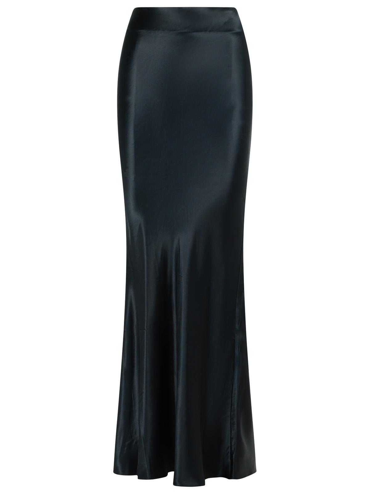 The Andamane 'Nemesia' Black Viscose Skirt Women THE ANDAMANE