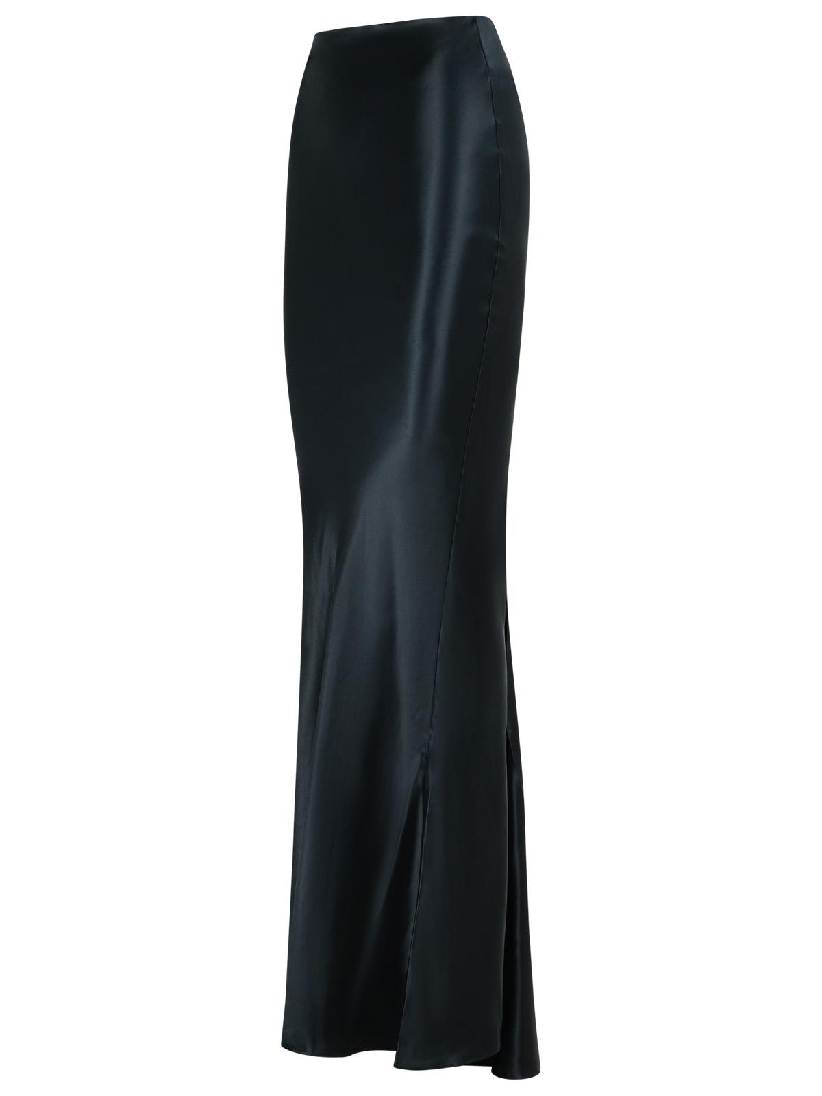 The Andamane 'Nemesia' Black Viscose Skirt Women THE ANDAMANE
