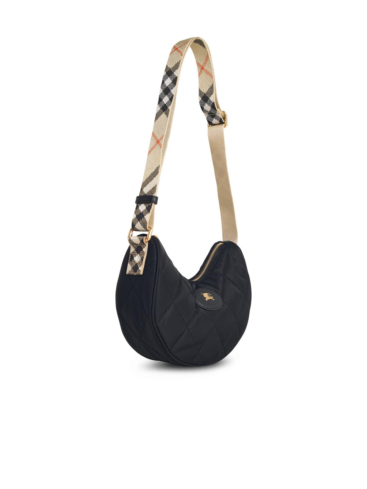Burberry 'Horseshoe' Black Fabric Bag Women BURBERRY