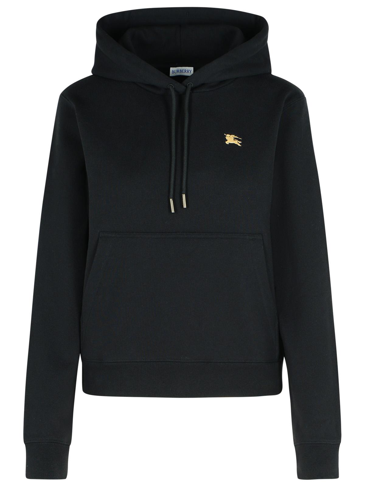 Burberry 'Harriet' Black Cotton Sweatshirt Women BURBERRY