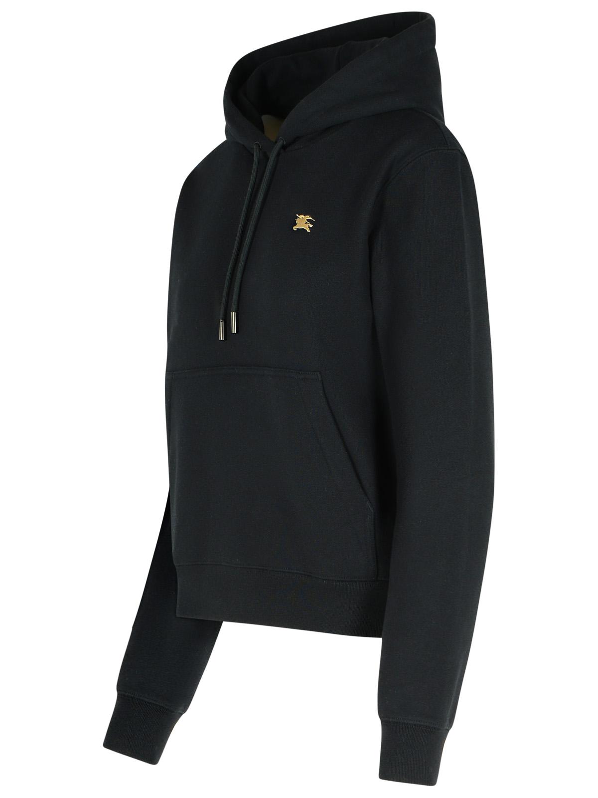 Burberry 'Harriet' Black Cotton Sweatshirt Women BURBERRY
