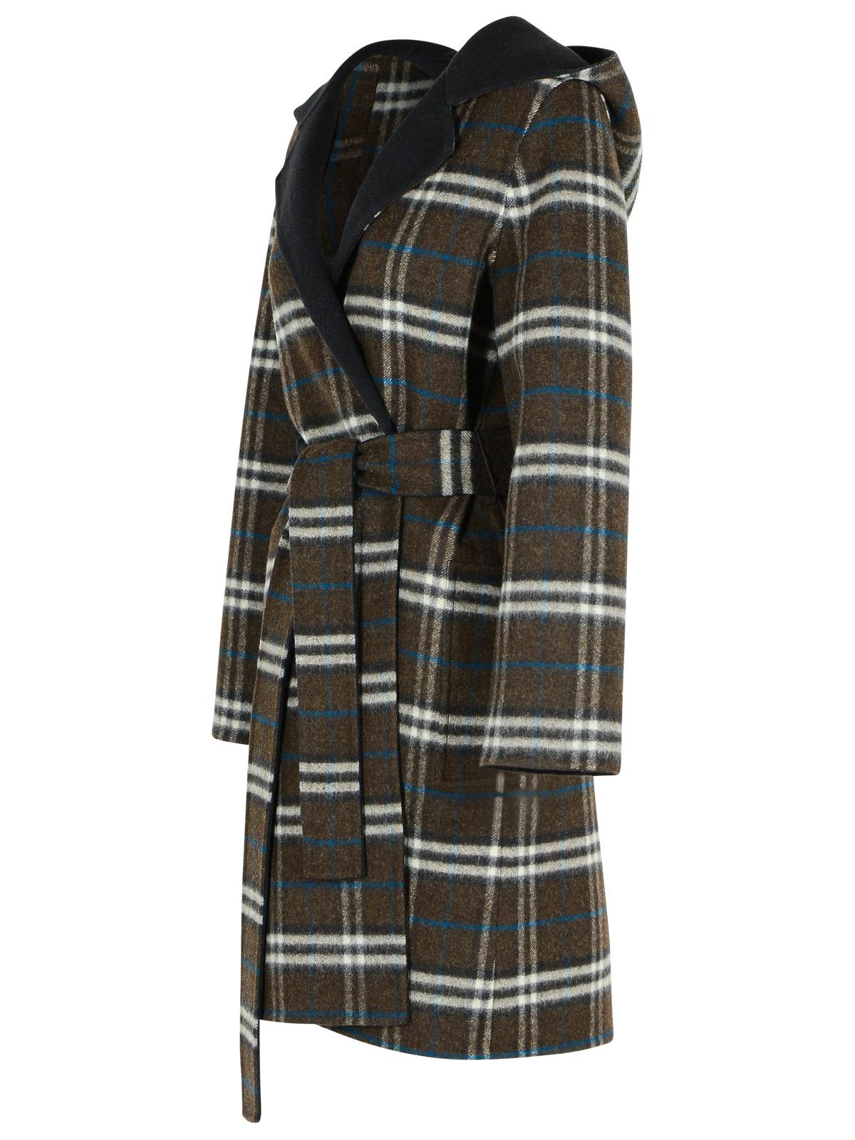 Burberry 'Hampshire' Reversible Black Wool Coat Women BURBERRY