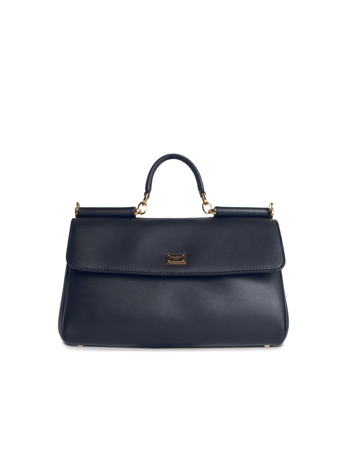 Dolce & Gabbana 'My Sicily' Plongé Calf Leather Handbag Women DOLCE & GABBANA