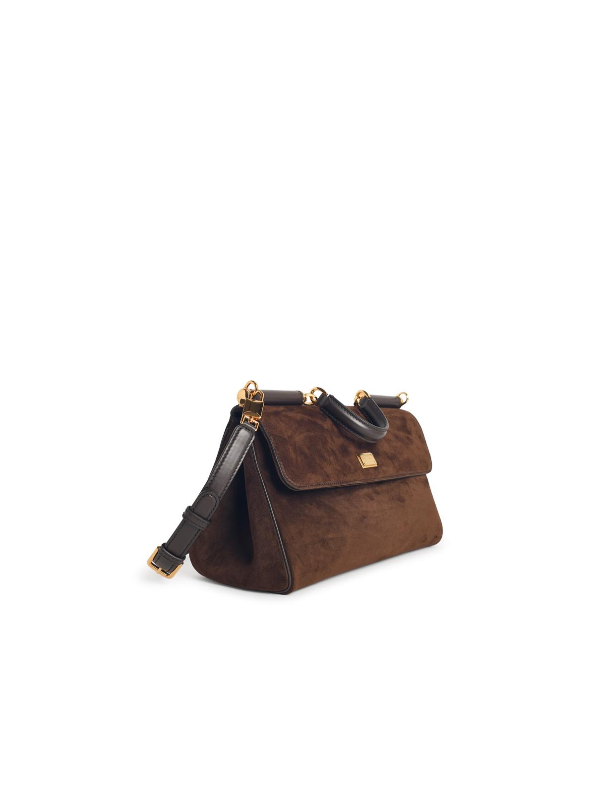 Dolce & Gabbana Sicily' Ebony Leather Bag Women DOLCE & GABBANA