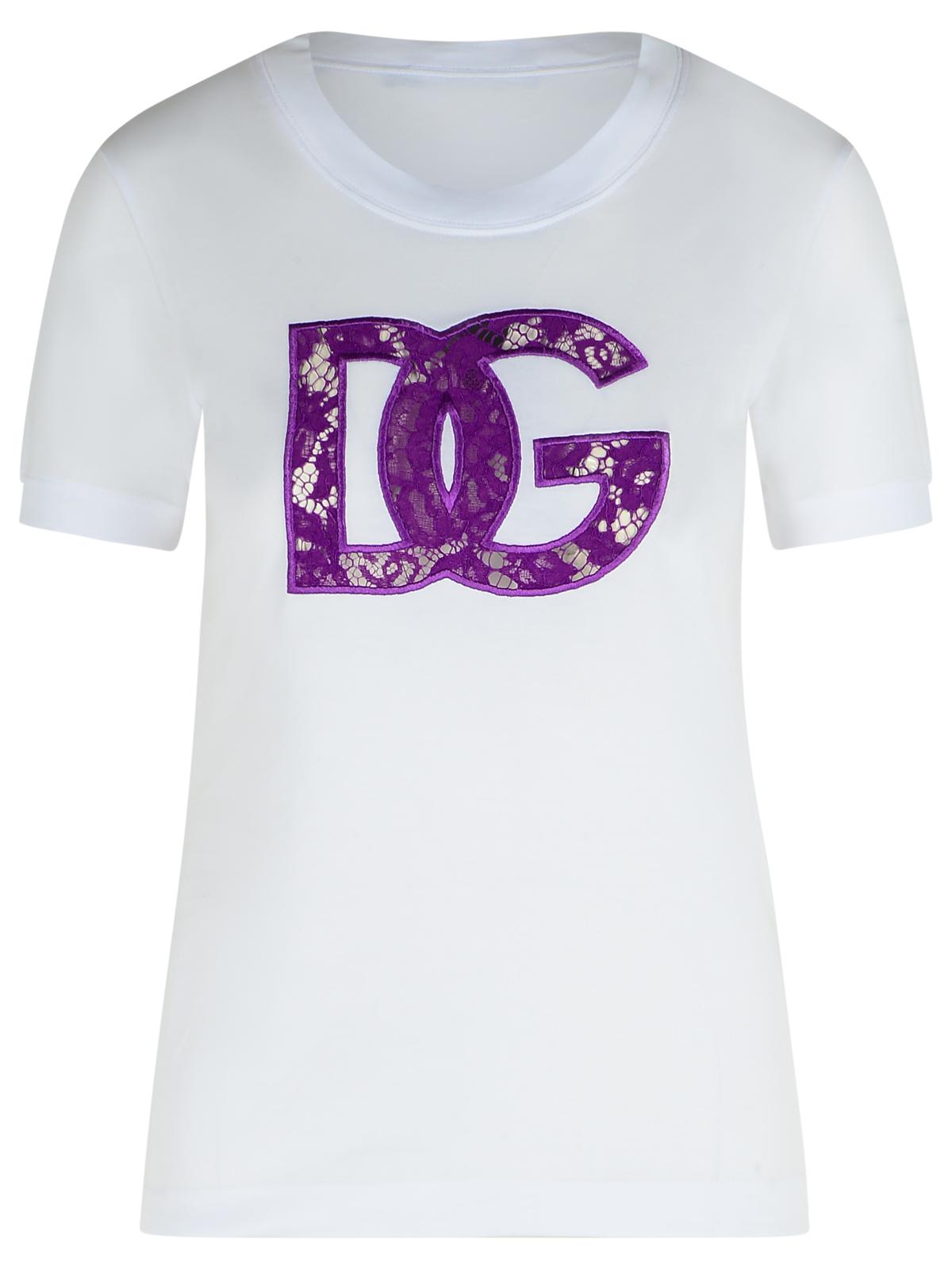 Dolce & Gabbana White Cotton T-Shirt Women DOLCE & GABBANA