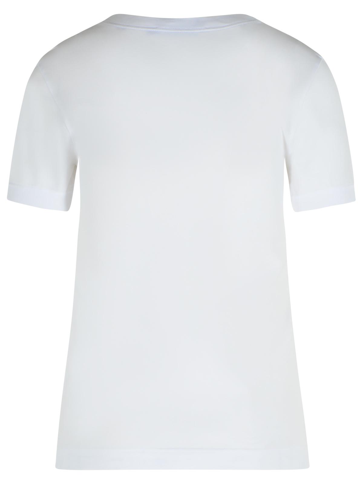 Dolce & Gabbana White Cotton T-Shirt Women DOLCE & GABBANA