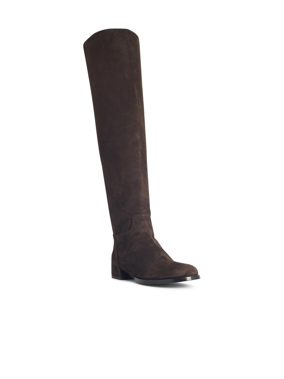 Dolce & Gabbana Ebony Suede Boots Women DOLCE & GABBANA