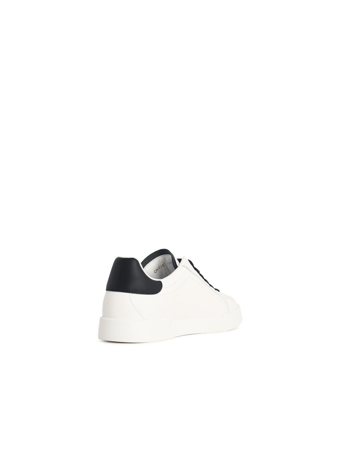 Dolce & Gabbana 'Portofino' White Leather Sneakers Women DOLCE & GABBANA