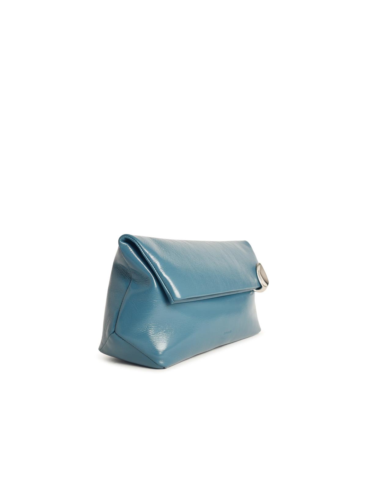 Jil Sander 'Jewel' 'Ocean' Leather Clutch Women JIL SANDER