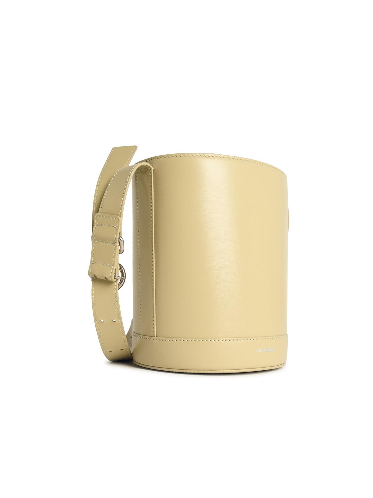 Jil Sander 'Cannolo' Bucket Bag In Almond Nappa Leather Women JIL SANDER