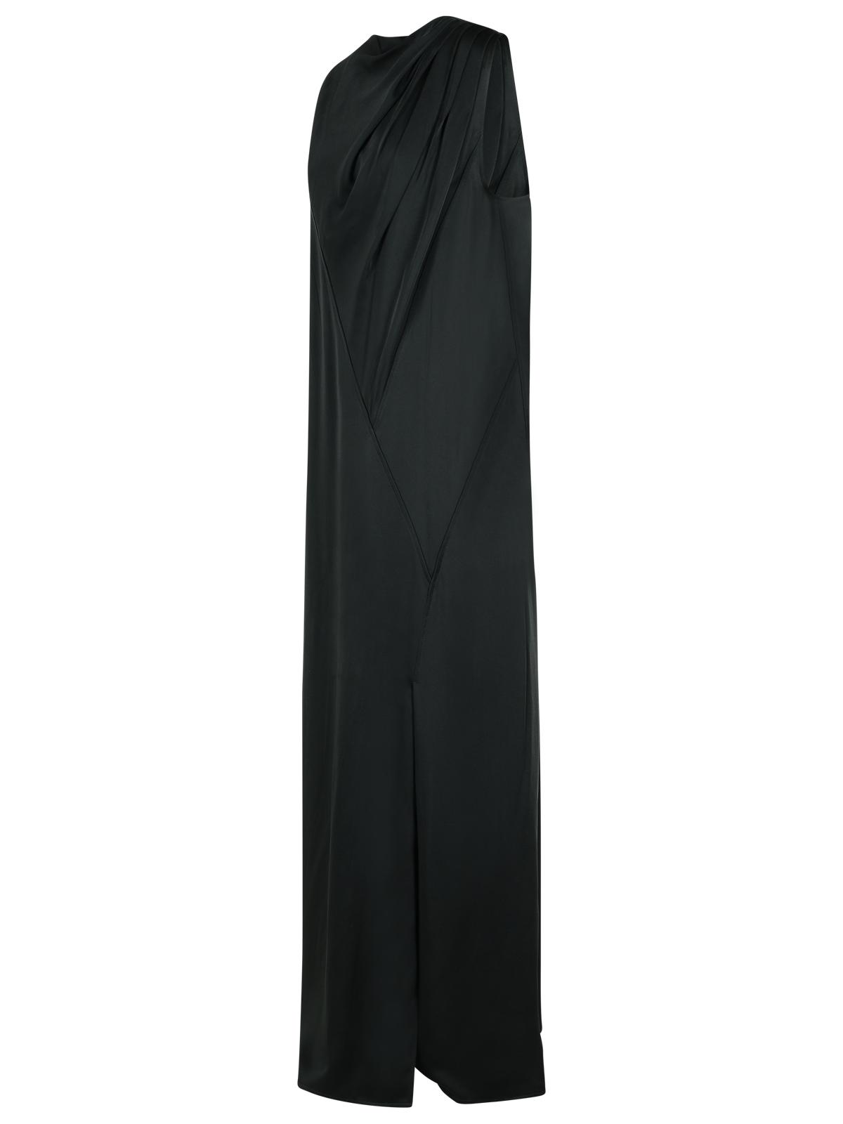 Jil Sander Dress In Black Acetate Blend Women JIL SANDER