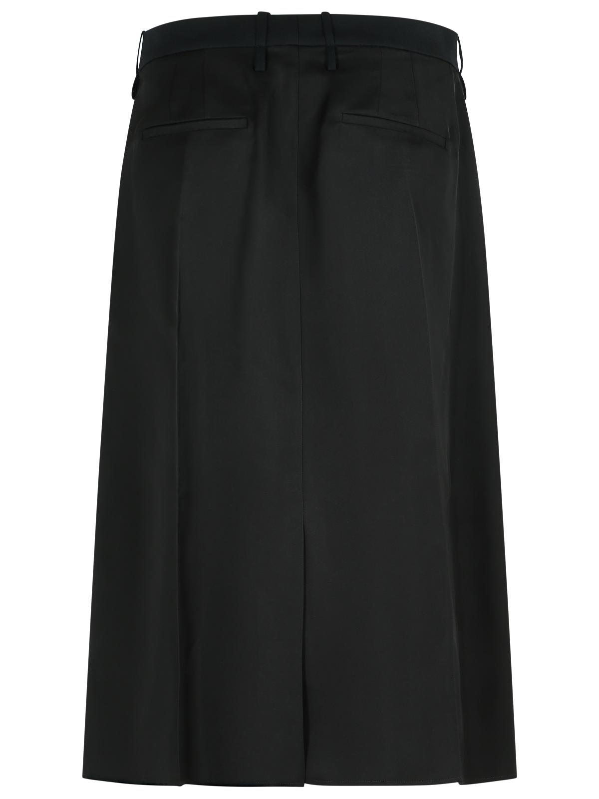 Jil Sander Black Wool Skirt Women JIL SANDER