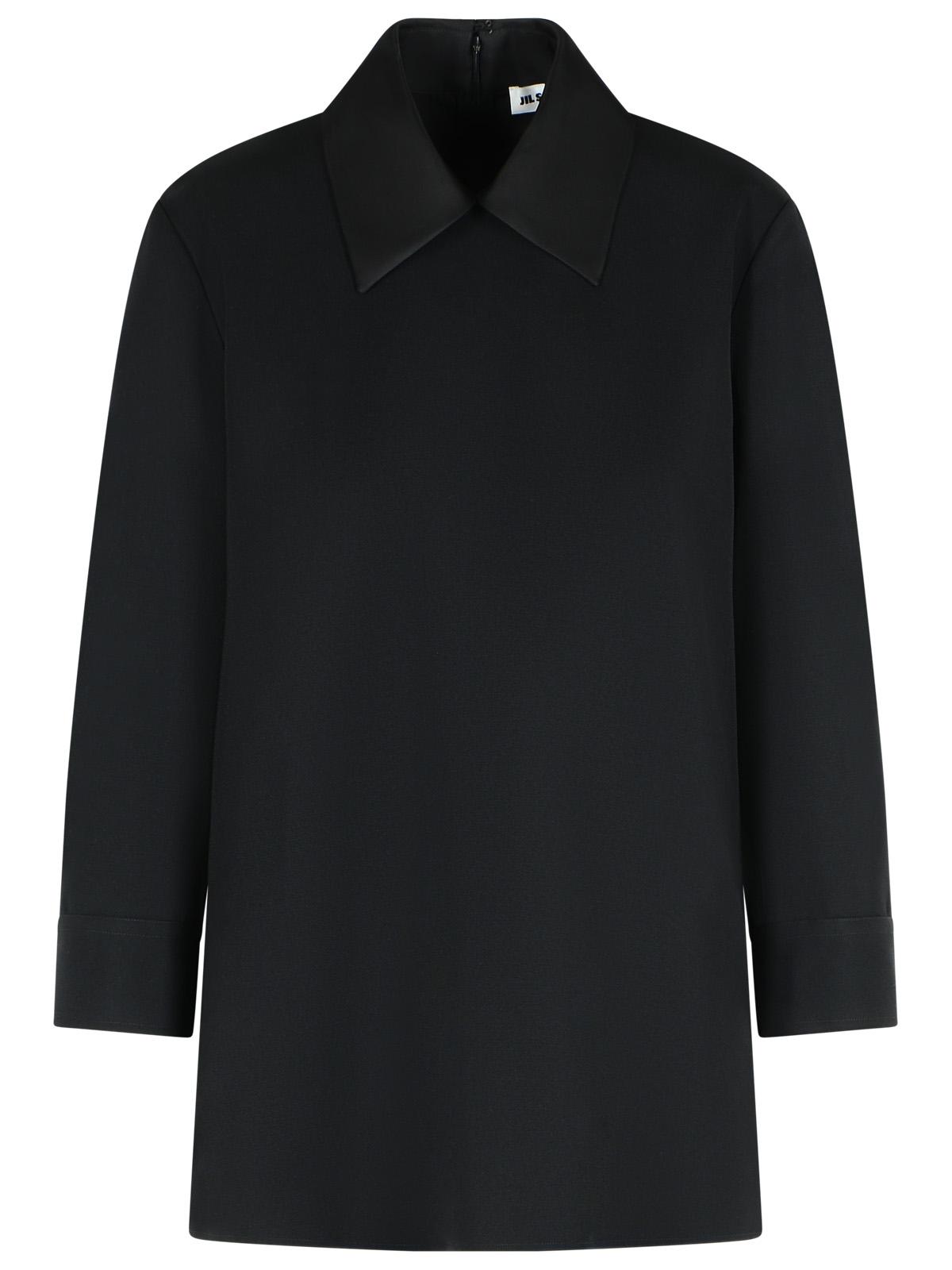 Jil Sander Black Wool Blouse Women JIL SANDER