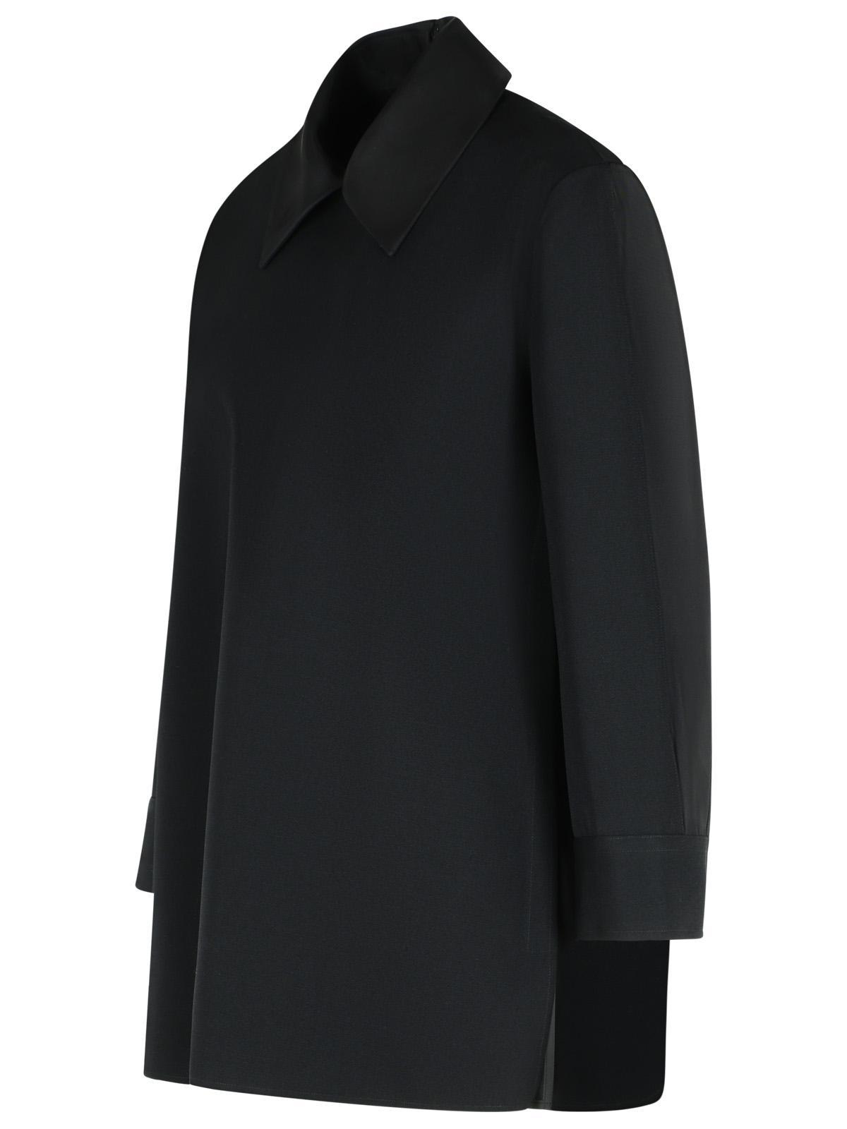 Jil Sander Black Wool Blouse Women JIL SANDER