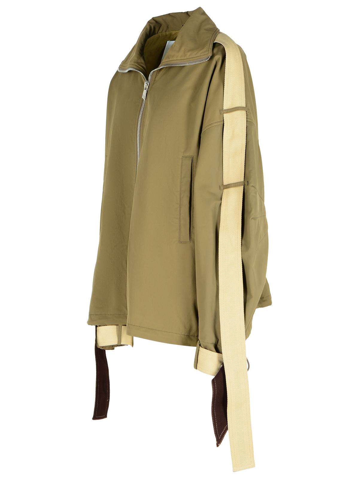 The Attico Green Cotton Blend Jacket Women THE ATTICO