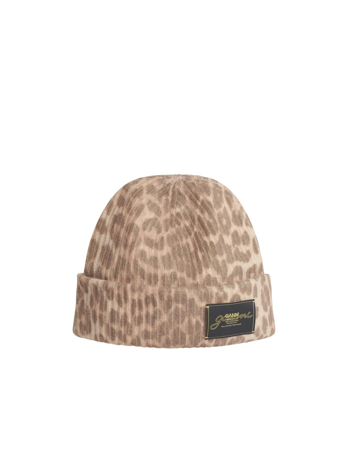 Ganni 'Leo' Multicoloured Wool Blend Beanie Women GANNI