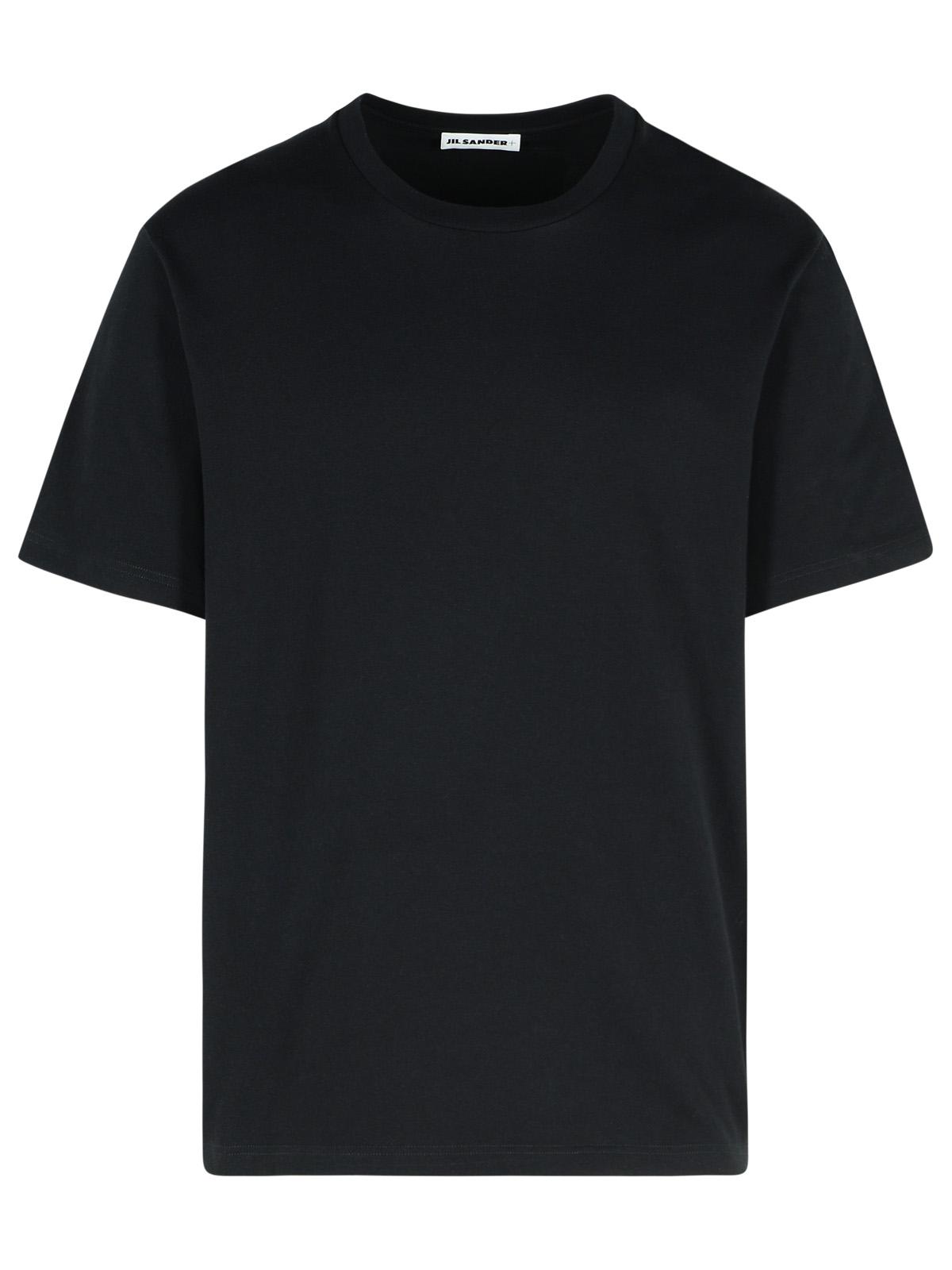 Jil Sander Black Cotton T-Shirt Men JIL SANDER