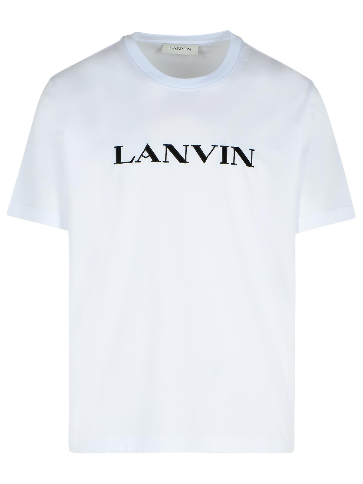 Lanvin White Cotton T-Shirt Men LANVIN