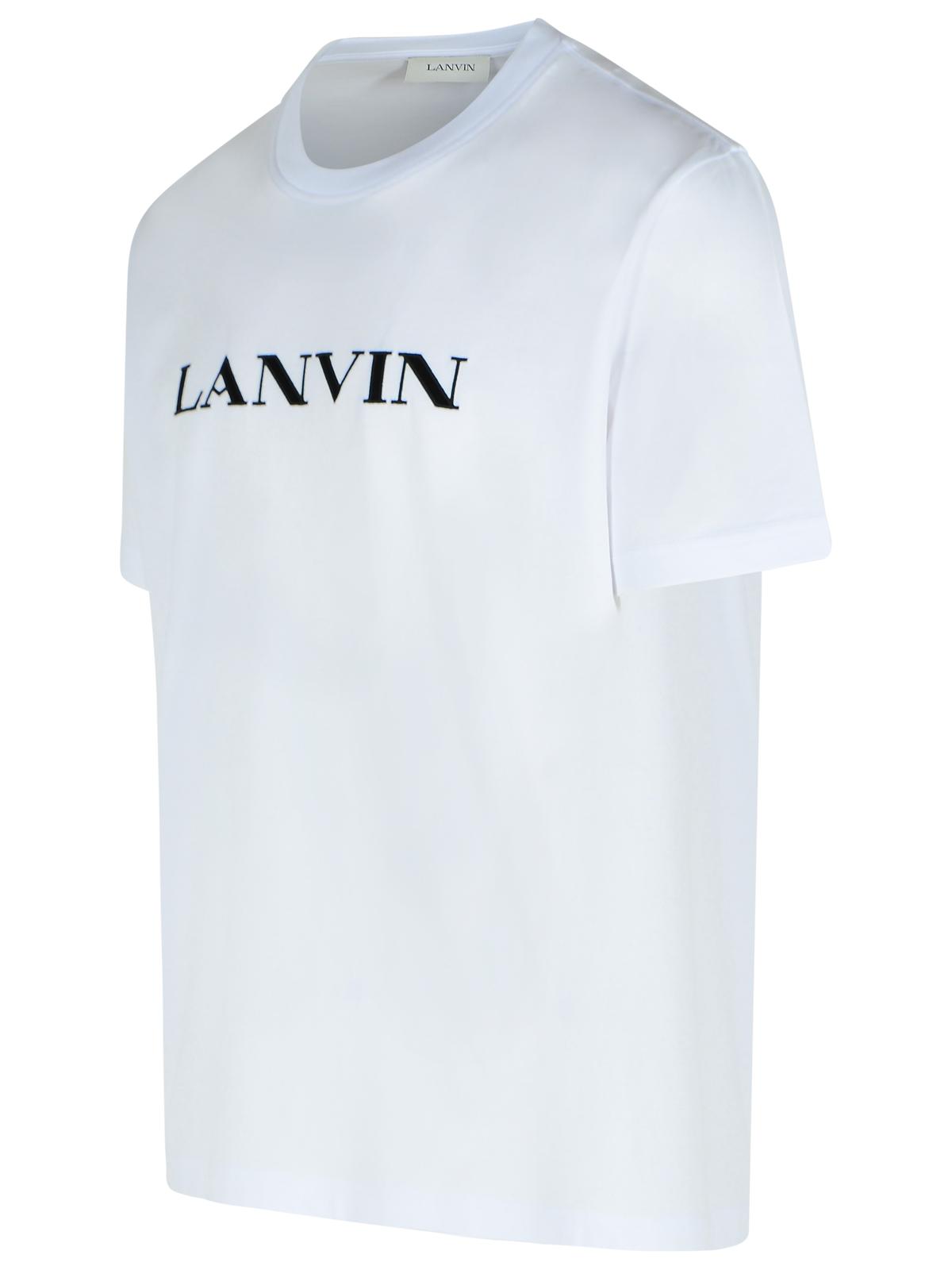 Lanvin White Cotton T-Shirt Men LANVIN