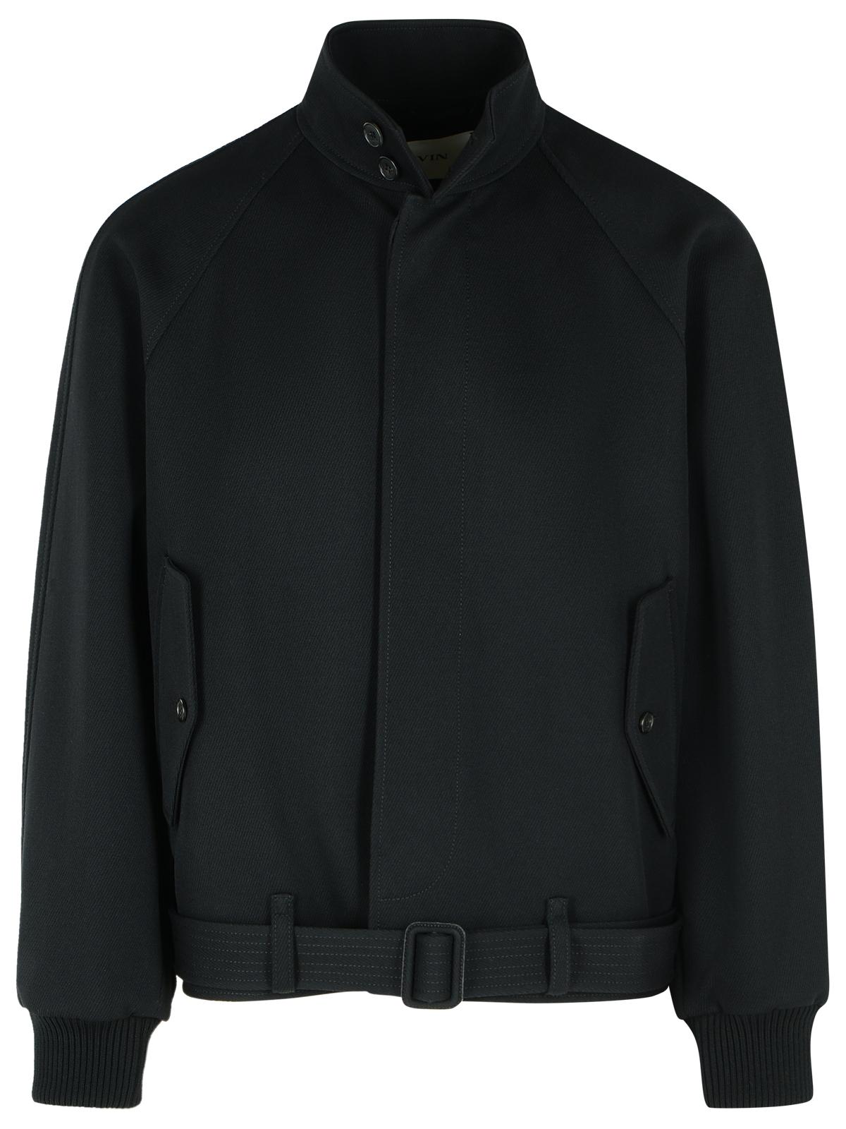 Lanvin Black Wool Jacket Men LANVIN