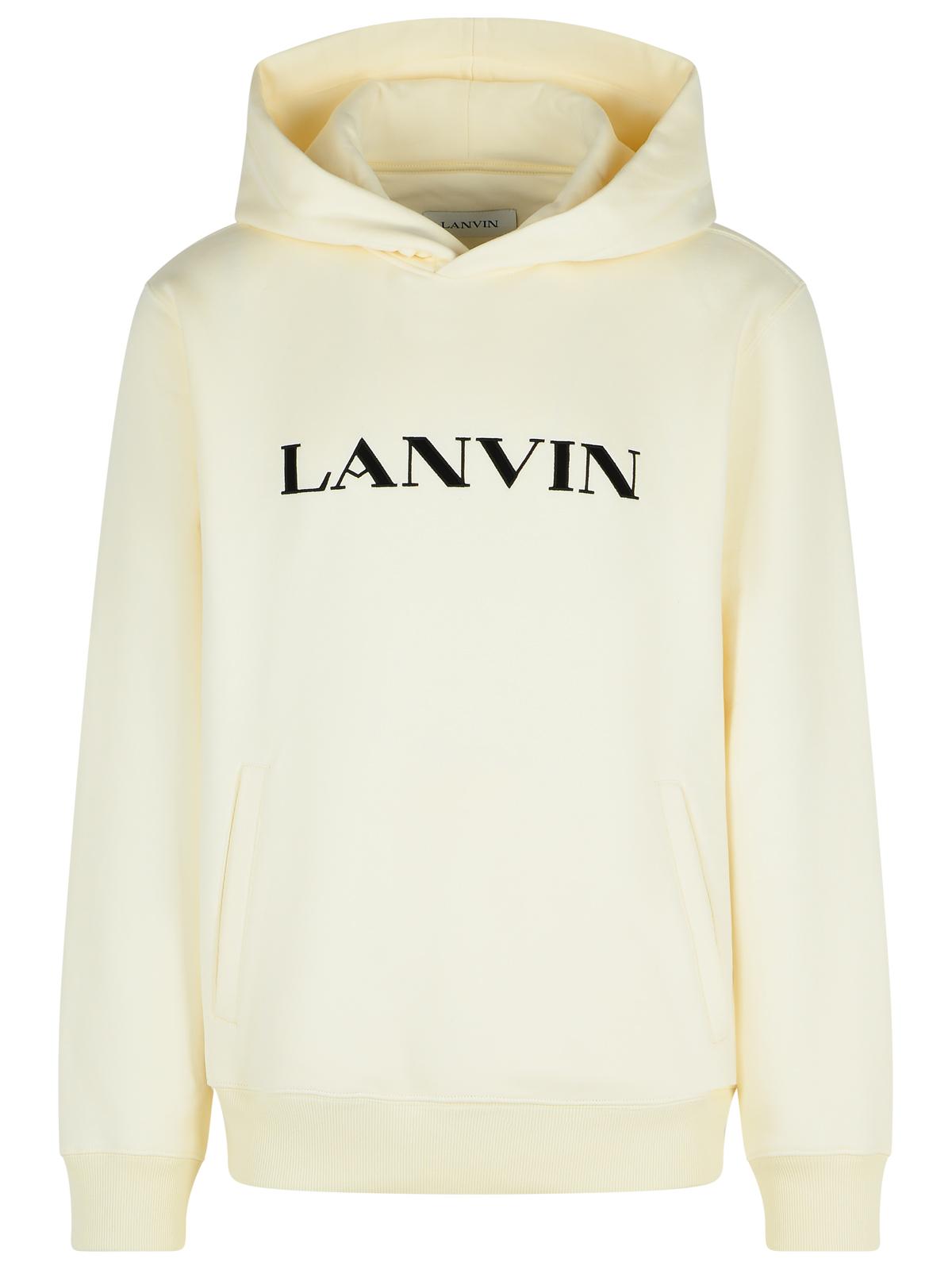 Lanvin Ivory Cotton Sweatshirt Men LANVIN
