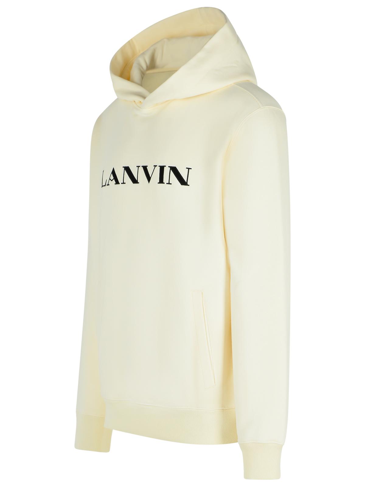 Lanvin Ivory Cotton Sweatshirt Men LANVIN